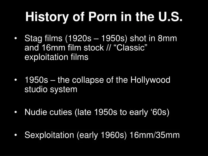 720px x 540px - PPT - History of Porn in the U.S. PowerPoint Presentation, free download -  ID:1985054