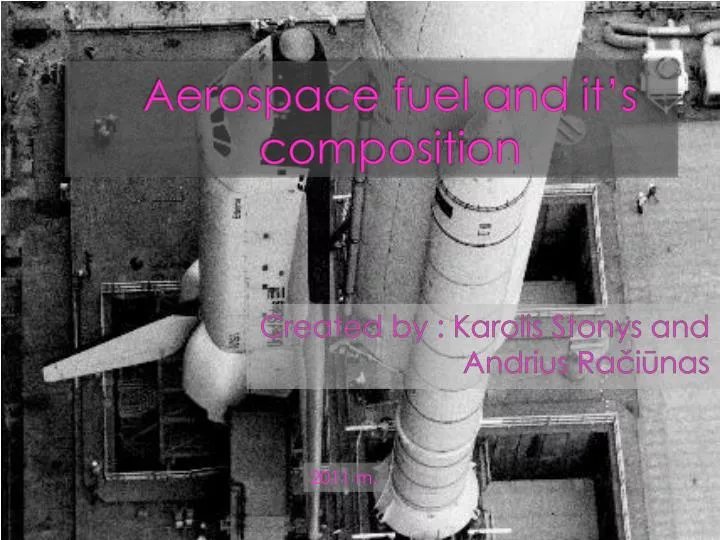 aerospace fuel and it s composition