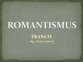 romantismus
