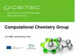 Computational Chemistry Group - slide 1
