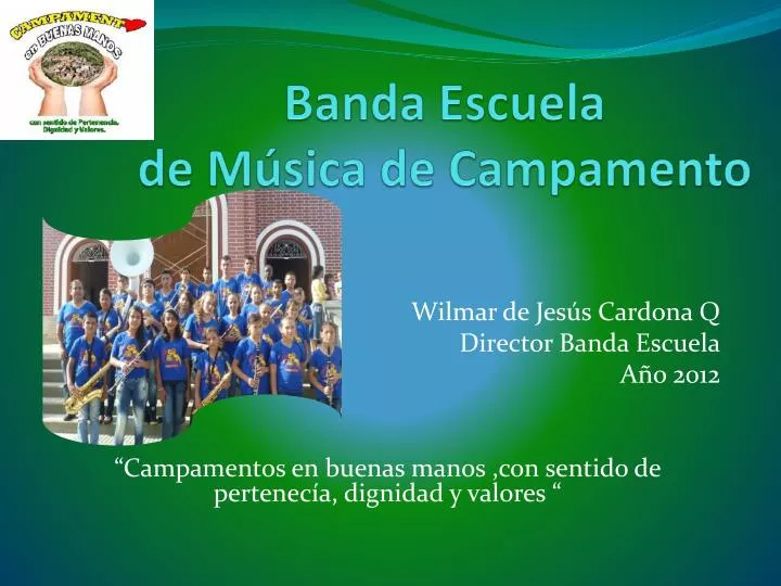 banda escuela de m sica de campamento