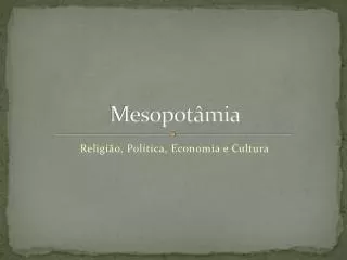 mesopot mia