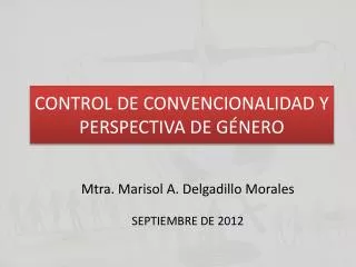 control de convencionalidad y perspectiva de g nero