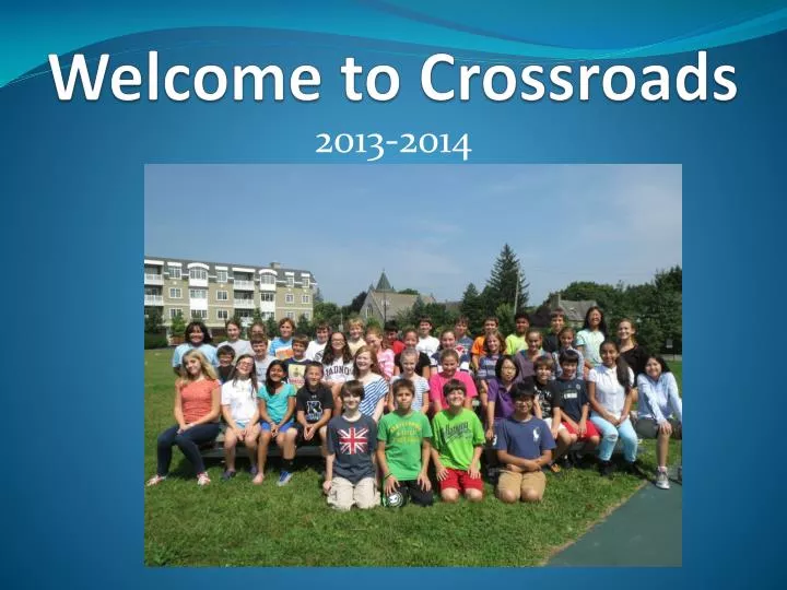 welcome to crossroads