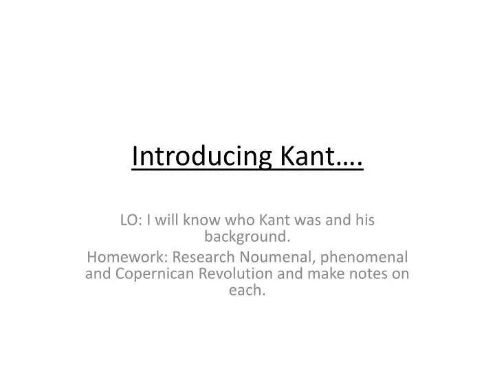 introducing kant