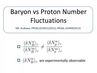 are experimentally observable