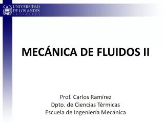 PPT - Mecánica De Fluidos PowerPoint Presentation, Free Download - ID ...