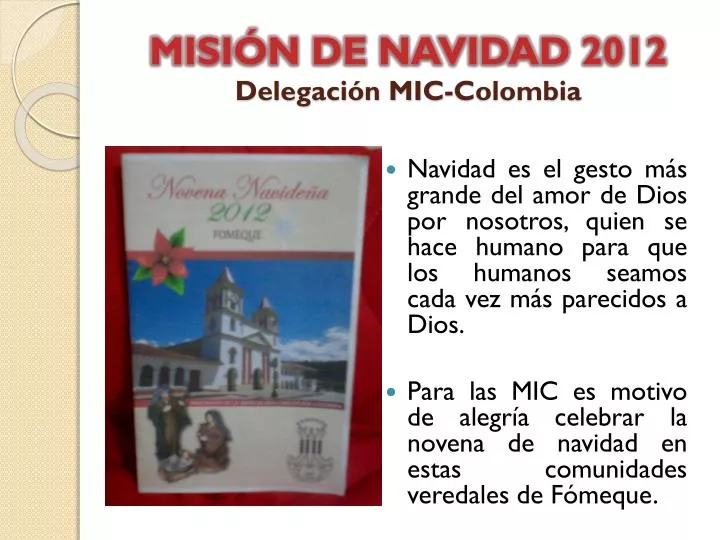 misi n de navidad 2012 delegaci n mic colombia