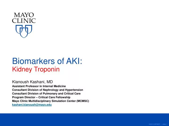 biomarkers of aki kidney troponin