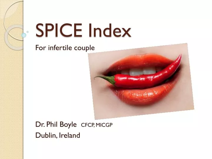 spice index