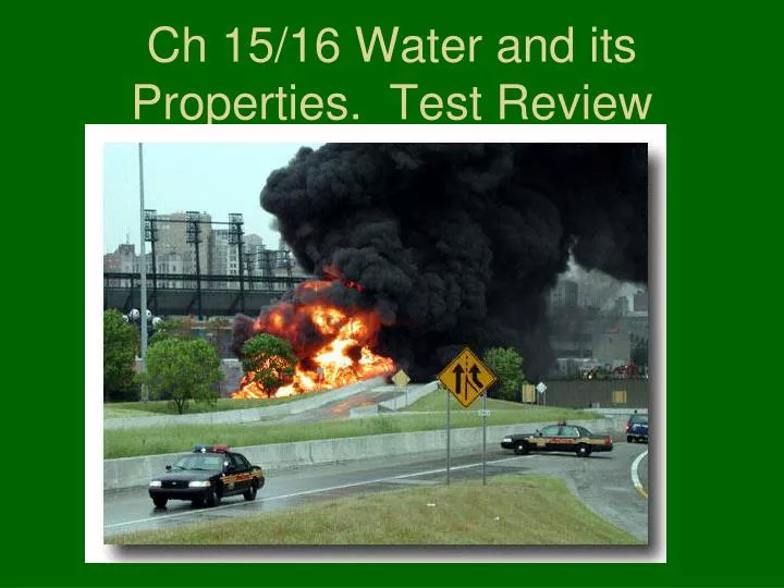 ch 15 16 water and its properties test review