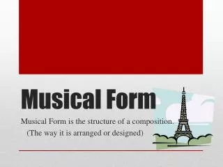 Musical Form