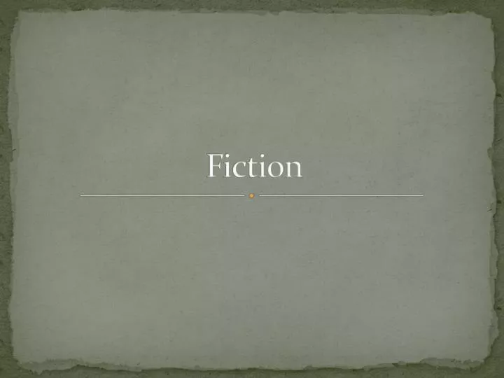 fiction