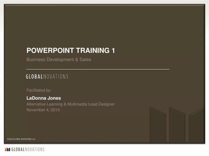 powerpoint training 1