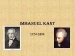 Immanuel Kant - slide 1
