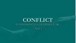 CONFLICT - slide 1