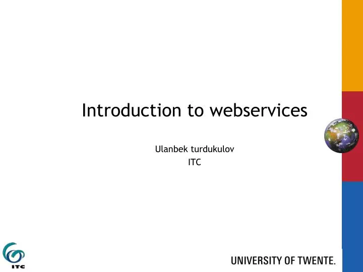 introduction to webservices