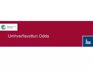 umhverfisvottun odda