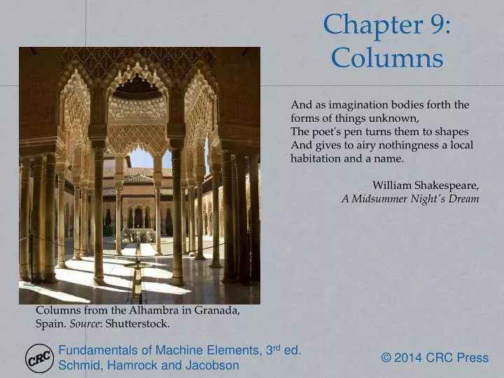 chapter 9 columns