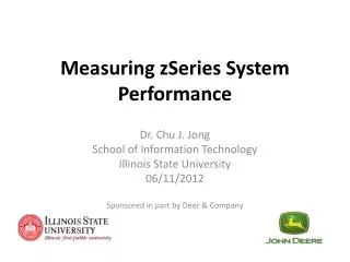 Measuring zSeries System Performance