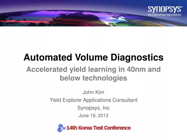 automated volume diagnostics
