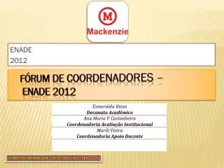 enade 2012