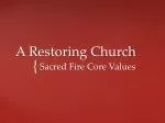 A Restoring C hurch - slide 1