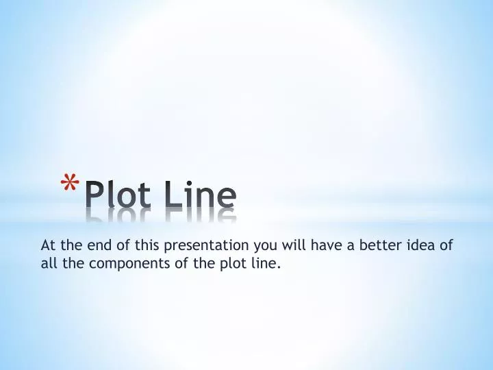 plot line