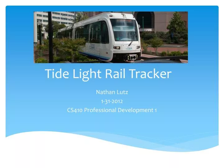 tide light rail tracker