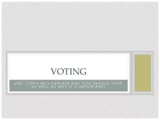 voting