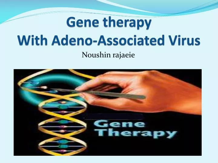 gene therapy with adeno associated virus