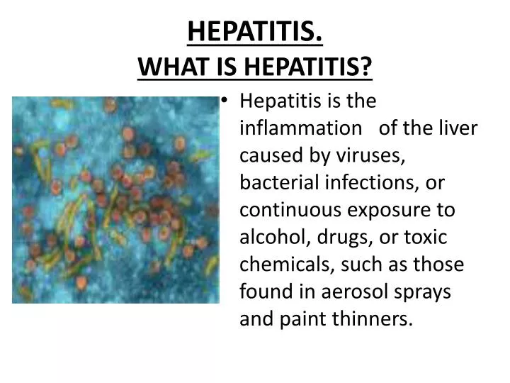 hepatitis what is hepatitis