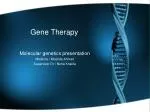 Gene Therapy - slide 1