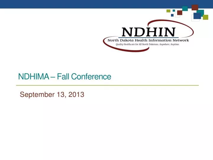 ndhima fall conference