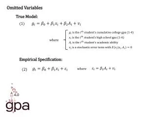 Omitted Variables