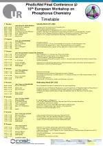 Timetable - slide 1