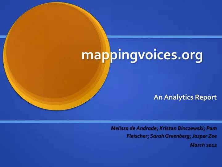mappingvoices org