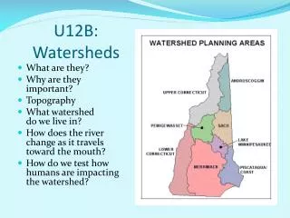 U12B: Watersheds