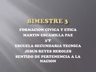 BIMESTRE 3