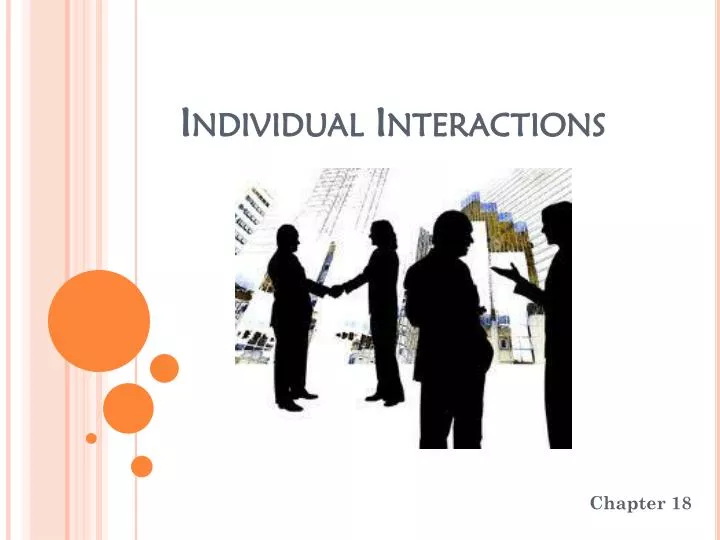 individual interactions