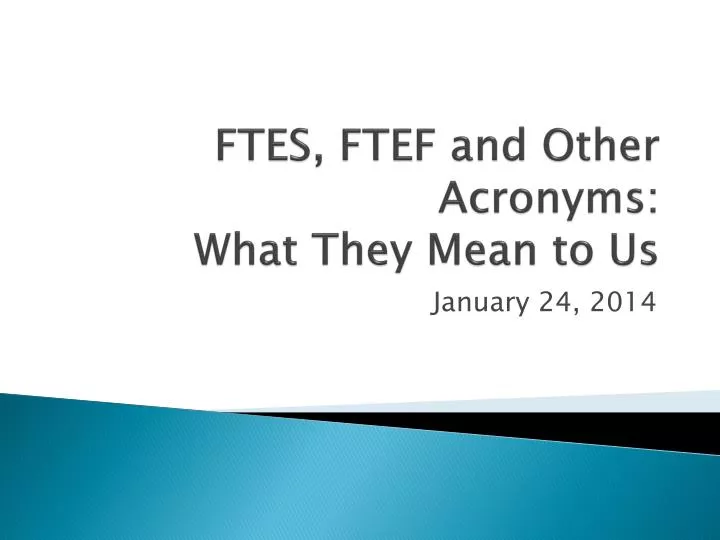 ftes ftef and other acronyms what they mean to us