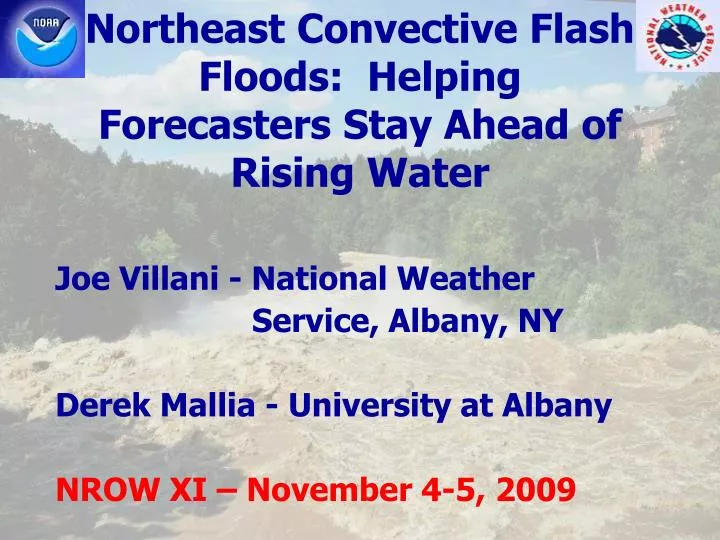 northeast convective flash floods helping forecasters stay ahead of rising water