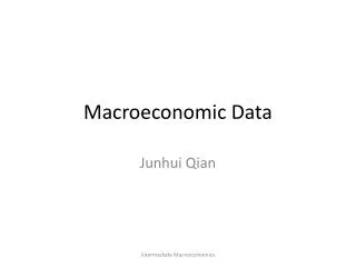 Macroeconomic Data