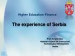 Higher Education Finance - slide 1
