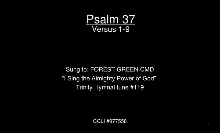 psalm 37 versus 1 9