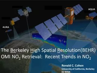 The Be rkeley H igh Spatial R esolution(BEHR) OMI NO 2 Retrieval: Recent Trends in NO 2