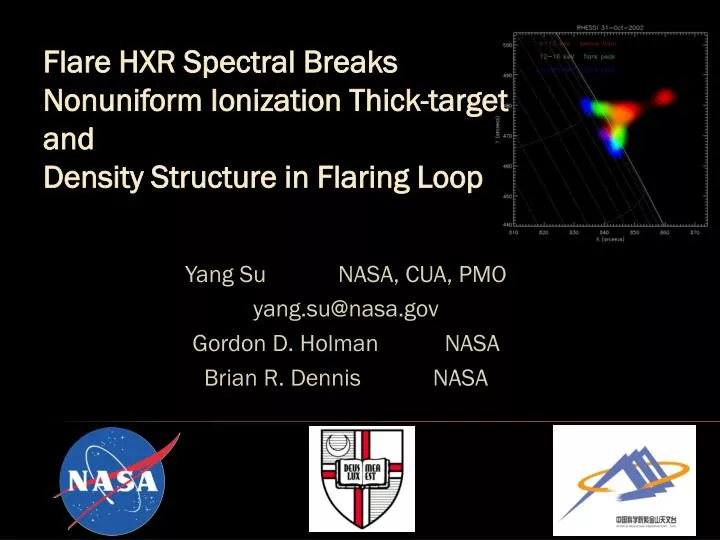 yang su nasa cua pmo yang su@nasa gov gordon d holman nasa brian r dennis nasa