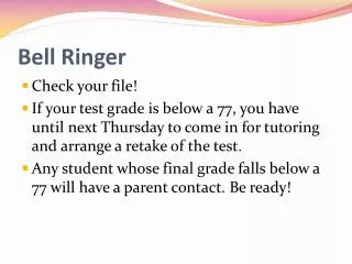 bell ringer