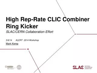 High Rep-Rate CLIC Combiner Ring Kicker