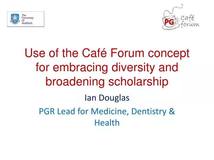 use of the caf forum concept for embracing diversity and broadening scholarship